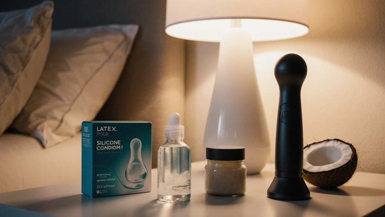Jaké sexuální pomůcky použít? Průvodce lubrikanty, kondomy a vibrátory