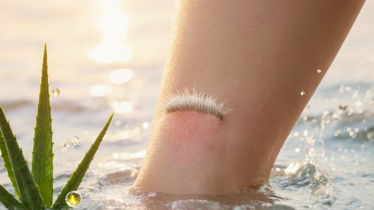 Hladká kůže s vyrůstajícím chloupkem a přírodními hydratačními prvky.