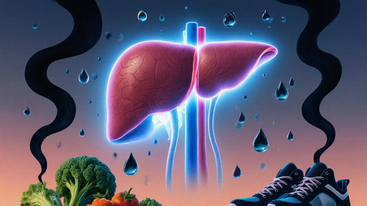 Játra a ledviny s čistícími prvky – voda, zelenina a pohyb – odstraňují toxiny.