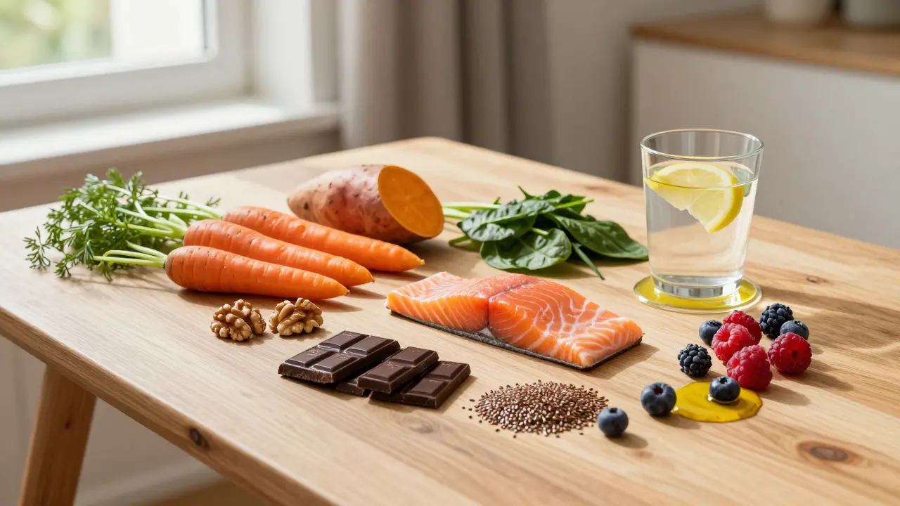 Co jíst na zlepšení pleti: potraviny, které skutečně pomáhají