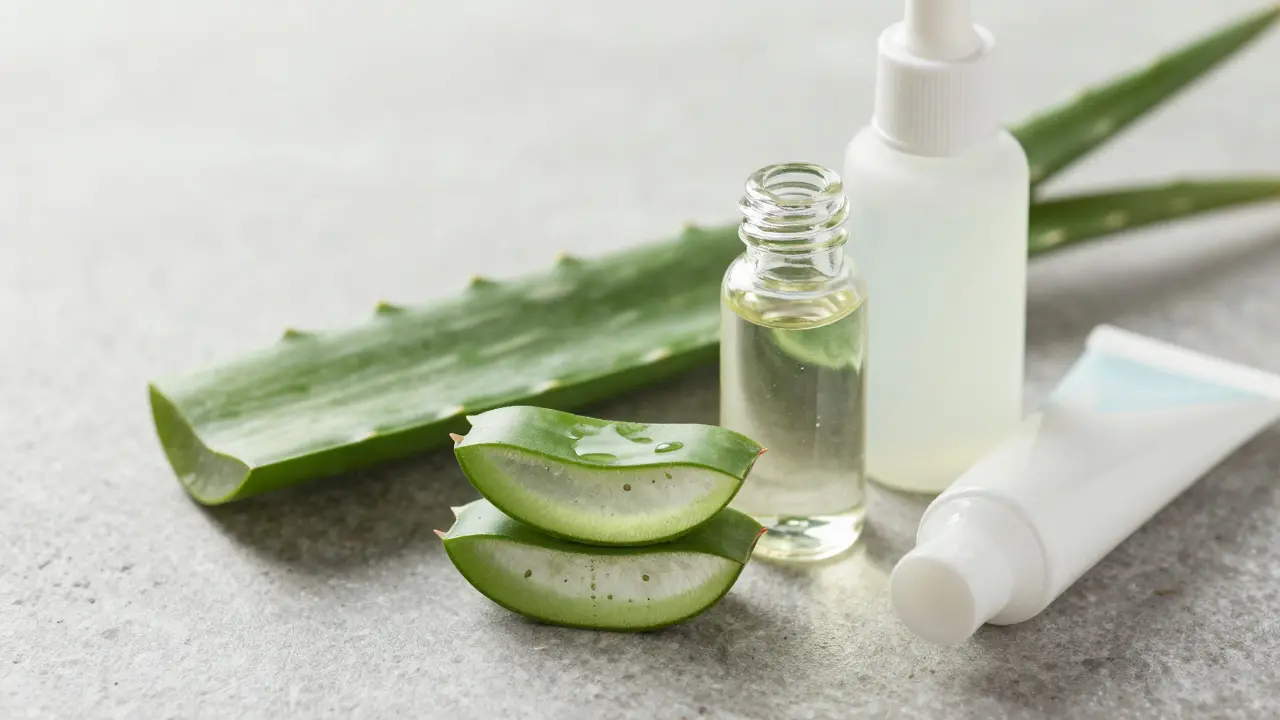 Aloe vera a čajovníkový olej pro péči po depilaci